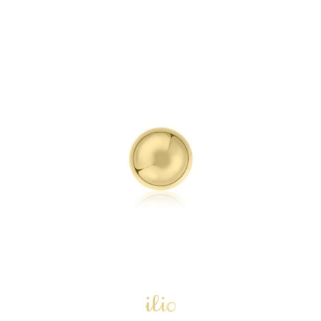 Biluta mica, 4 mm - Cercel aur galben 14K . SE VINDE LA BUCATA!