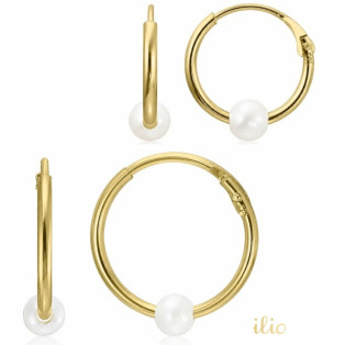 Set cercei aur galben 14k -...