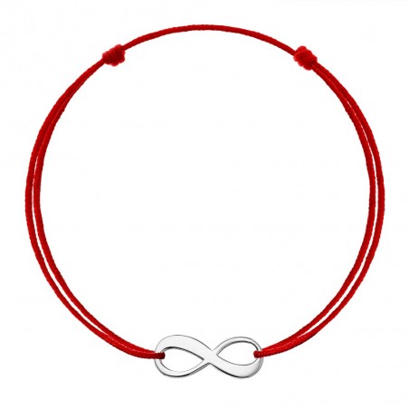 Bratara snur Pandant aur galben 14K Infinit mare