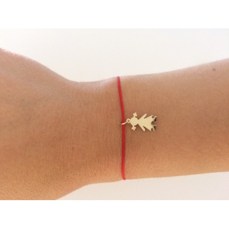 Pandantiv aur galben 14K Fetita