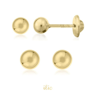 Set cercei aur galben 14k -...